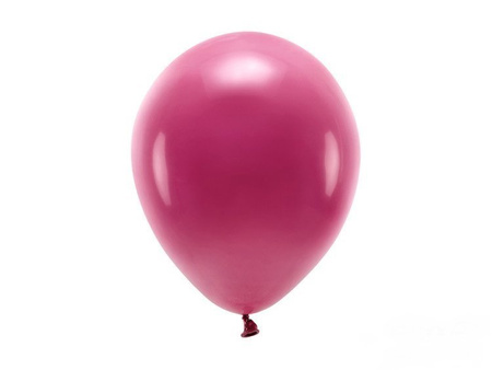 BALONY ECO 26 cm PASTEL BORDO 10 szt
