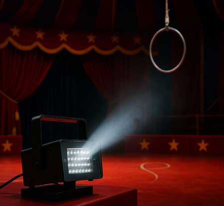 LAMPA BŁYSKOWA 12X8X5 CM 35W HALLOWEEN