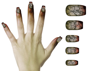 SZTUCZNE PAZNOKCIE ZOMBIE