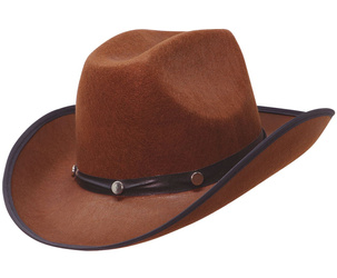 KAPELUSZ KOWBOJSKI BRĄZOWY