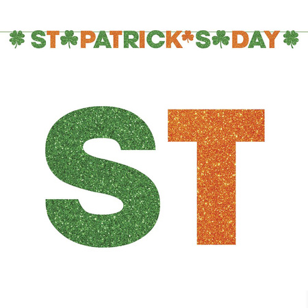 GIRLANDA PAPIEROWA DZIEŃ ŚWIĘTEGO PATRYKA 300 CM