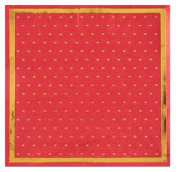 SERWETKI PAPIEROWE ZŁOTE KROPKI CZERWONE 33X33 CM 20 SZT