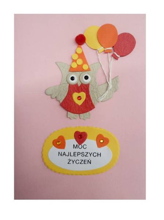KARTKA URODZINOWA SOWA