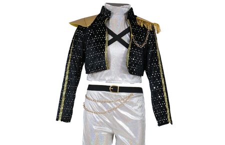 STRÓJ DLA DZIEWCZYNKI KPOP SREBRNY ŁOWCA POTWORÓW