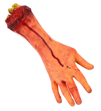 ODCIĘTA KRWAWA DŁOŃ