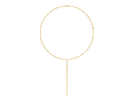 TOPPER DREWNIANY OBRĘCZ, 24.5 CM