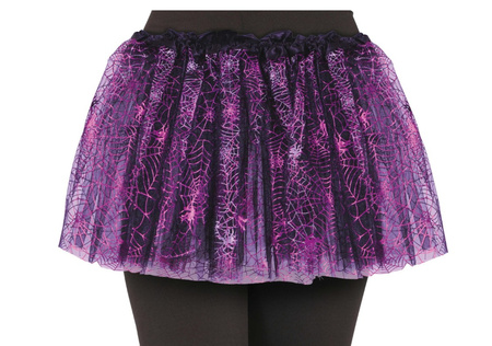 SPÓDNICZKA DZIECIĘCA TUTU CZARNA PAJĘCZYNA 