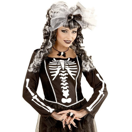 PIERŚCIONEK BROKATOWY SZKIELETOR 