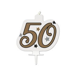 ŚWIECZKA NA TORT 50 URDZINY