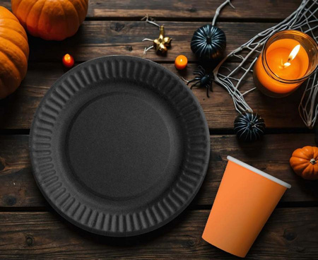 KUBECZKI PAPIEROWE, POMARAŃCZOWE, 250ML, 6SZT.