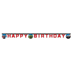GIRLANDA PAPIEROWA HAPPY BIRTHDAY AVENGERS 200 CM