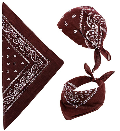 BANDANA BRĄZOWA 