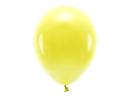 BALONY ECO 30 CM PASTELOWE ŻÓŁTE