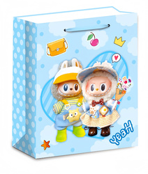 TOREBKA PREZENTOWA LABOBO NIEBIESKA 31 X 40 X 12 CM