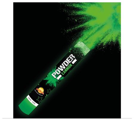 TUBA STRZELAJĄCA Z PROSZKIEM HOLI ZIELONYM 30 CM