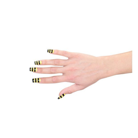 Zestaw paznokci sztuczne paznokcie pszczółka pszczółki 10 szt.