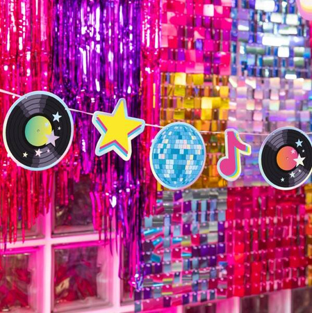 GIRLANDA RETRO DISCO 150 CM