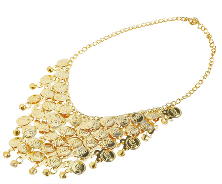 NASZYJNIK ZŁOTE MONETY