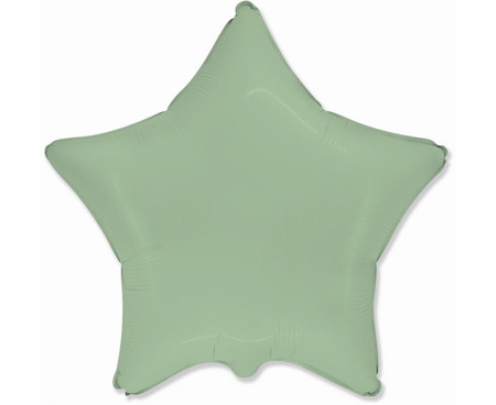 BALON FOLIOWY 18 CALI 46 CM GWIAZDA MIĘTOWA