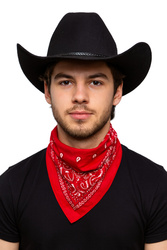 BANDANA KOWBOJA CZERWONA