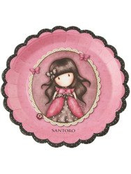 TALERZYKI SANTORO GORJUSS LADYBIRD 8 SZTUK