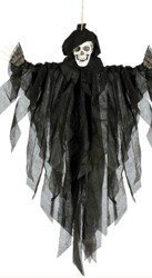 DEKORACJA SZKIELET CZARNY