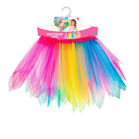 SPÓDNICZKA TUTU WIELOKOLOROWA 30 CM
