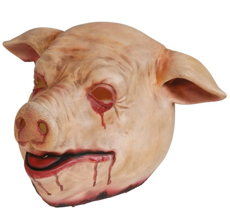 MASKA LATEKSOWA STRASZNA ŚWINIA 