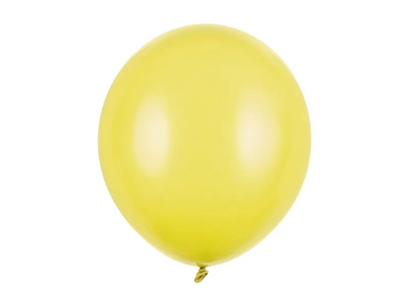 BALONY LATEKSOWE PASTELOWY MIODOWY ŻÓŁTY 43 CM 25 SZT