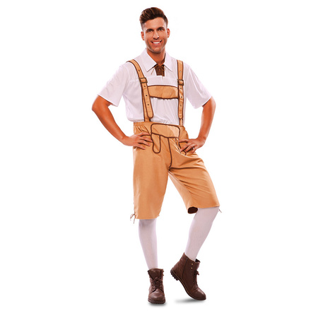 STRÓJ MĘSKI BAWARSKI BEŻ