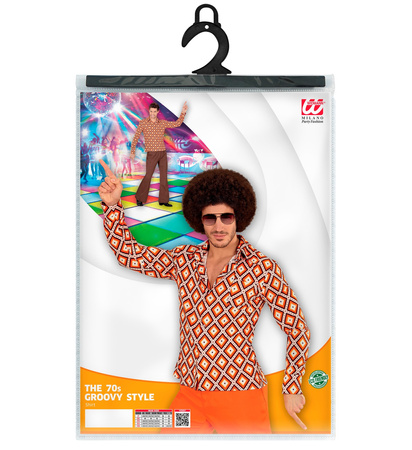 KOSZULA DISCO W ROMBY