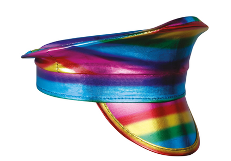 CZAPKA TĘCZOWA WIELOKOLOROWA 