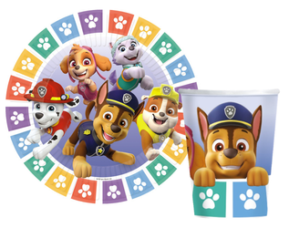 ZESTAW PSI PATROL TALERZYKI+KUBECZKI