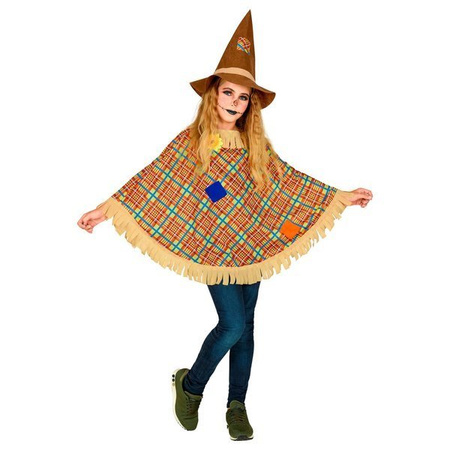 SPAVENTAPASSERI (poncho, cappello)