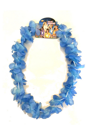 KWIATY HAWAJSKIE NIEBIESKIE