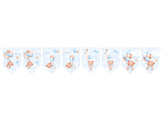 BANER MISIE Z BALONIKAMI 3 M