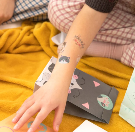 TATUAŻE ZMYWALNE KOTKI 23SZT