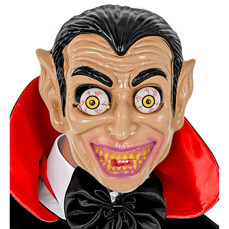 MASKA WAMPIRA Z OCZAMI NA SPRĘŻYNACH HALLOWEEN