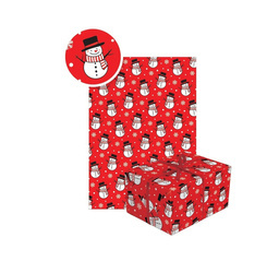 PAPIER PREZENTOWY BAŁWANKI 70 x 200 CM