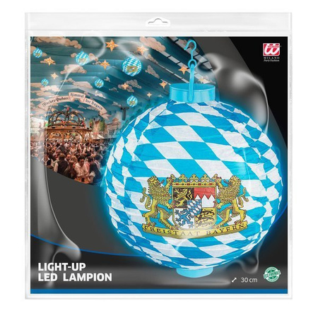 LAMPION PAPIEROWY BAWARSKI OKTOBERFEST BAWARIA 30 cm