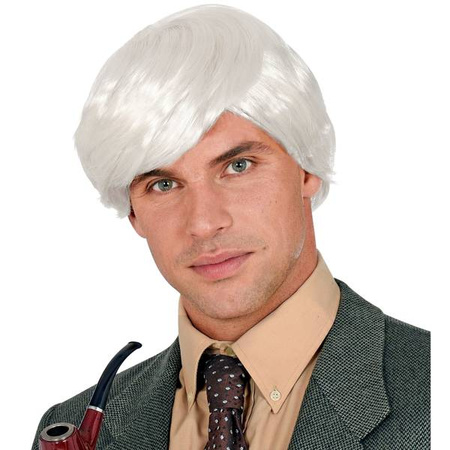PERUKA BIAŁA MĘSKA