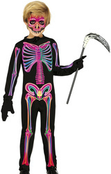 STRÓJ DZIECIĘCY NEONOWY SZKIELET