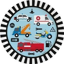 TALERZYKI PAPIEROWE DROGA 23 CM