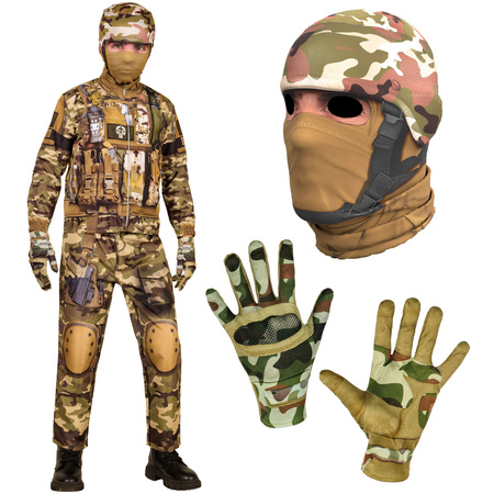 STRÓJ CHŁOPIĘCY ŻOŁNIERZ MORO 