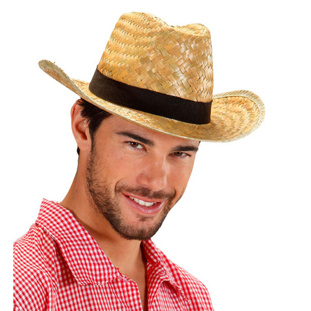KAPELUSZ SŁOMKOWY KOWBOJA