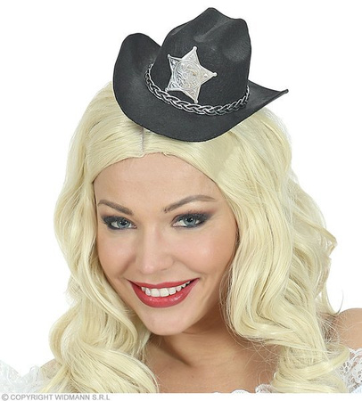 KAPELUSIK KOWBOJKI CZARNY