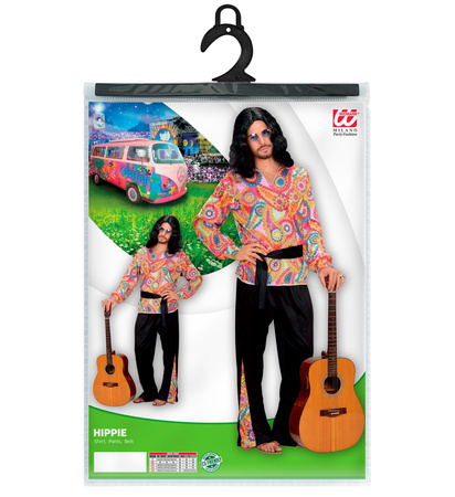 STRÓJ HIPPIS MĘSKI CZARNY