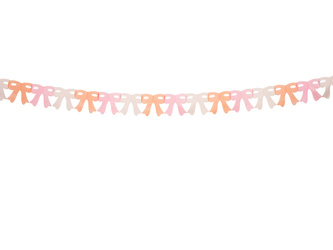GIRLANDA PAPIEROWA KOKARDKI 3 M