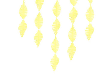 GIRLANDA FRĘDZLE ŚWIDERKI ŻÓŁTE