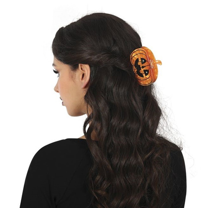 SPINKA DO WŁOSÓW DYNIA HALLOWEEN 6 CM